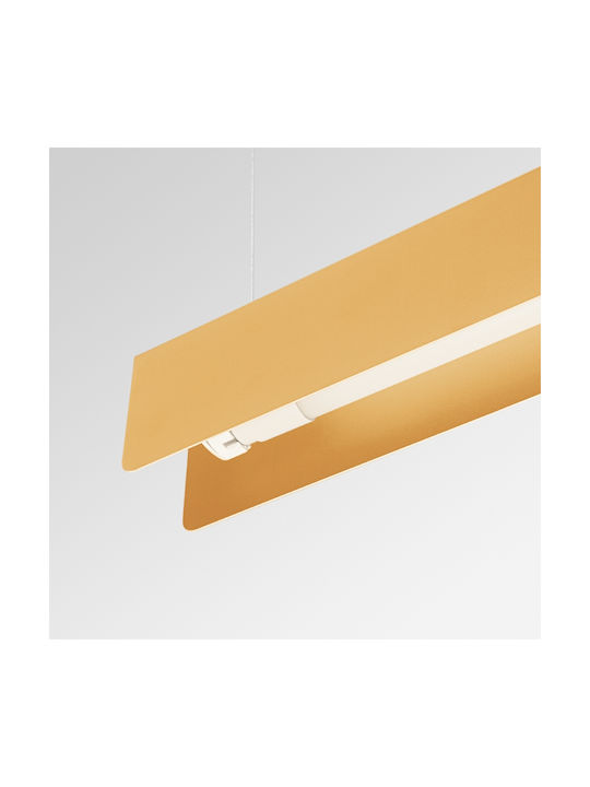 Sollux Hanglamp Hängelampe Gold 120x8cm.