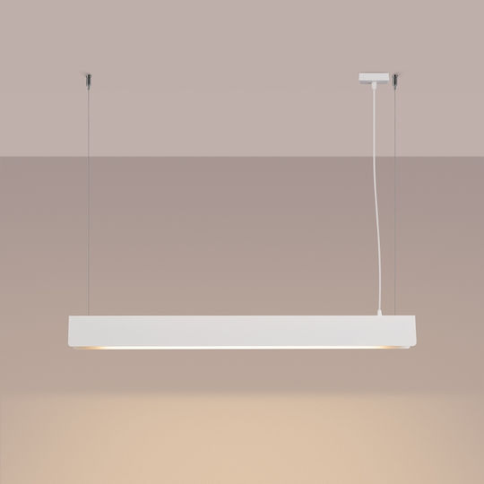 Sollux Hanglamp Κρεμαστό Φωτιστικό Λευκό LED με Θερμό Λευκό Φως