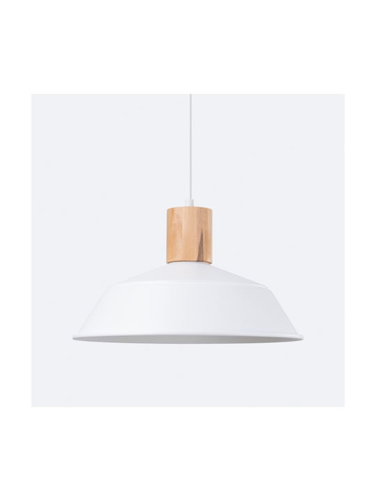 Sollux Fano Lustră Alb cu Dulie E27 34cm.