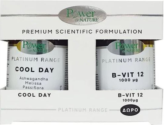 Power Health Platinum Range Cool Day & Gift B-vit 12 Supplement for Sleep 50 tabs Cool Day