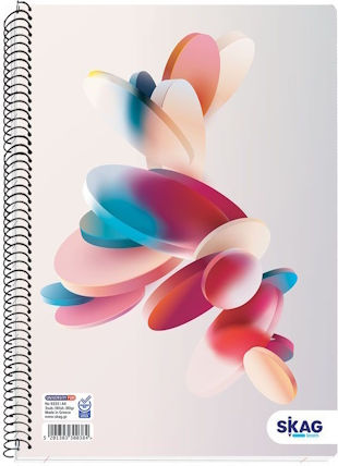 Skag Spiral Caiet Cu dungi A4 150 de Foi 5 de Subiecte University 1buc