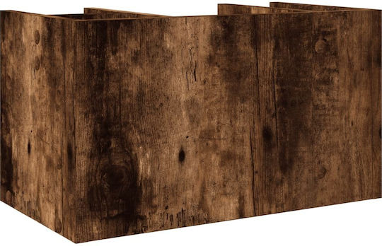 Wooden Paper Holder in Black Color 1pcs 24x25x44.5cm