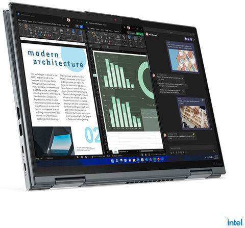 Lenovo ThinkPad X1 Yoga Gen 7 14" IPS FHD+ Touchscreen Core i7-1265U 16GB 512GB SSD Windows 11 Pro Сив Шторм Международен Английски Език