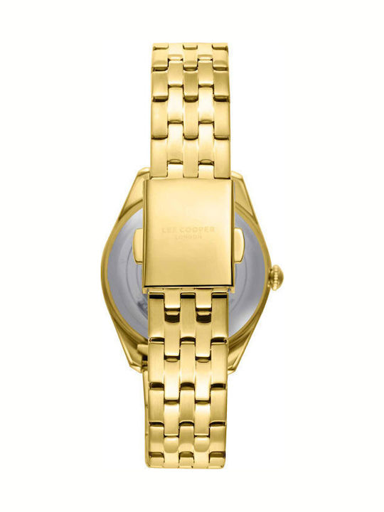 Lee Cooper Women's Watch with Gold Metal Bracelet