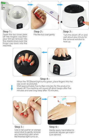Steam Off Gel Removal System Ty-201 36w