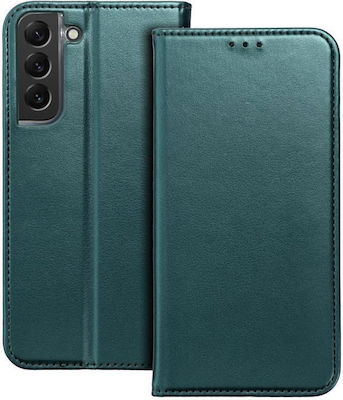 smart magneto Book Fabric / Plastic Magnetic Green (Samsung A15)