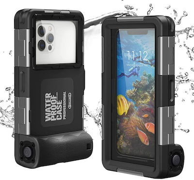 Back Cover Silicone / Plastic Waterproof Black