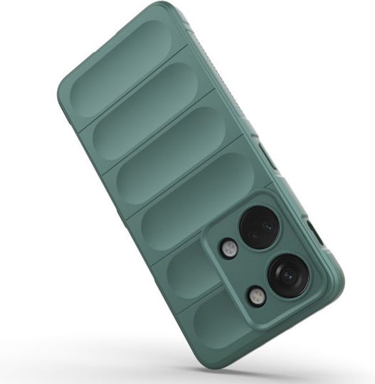 Techsuit Shield Umschlag Rückseite Silikon Grün (OnePlus Nord 3)
