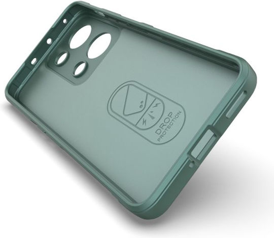 Techsuit Shield Umschlag Rückseite Silikon Grün (OnePlus Nord 3)