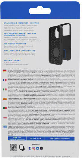 Prio Protective Back Cover Plastic / Silicone Black for Galaxy S24+