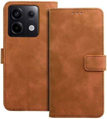 Tender Buchen Sie Synthetisches Leder Braun (Redmi Note 13 Pro 5G / Poco X6)