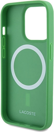 Lacoste Iconic Petit Pique Magsafe Back Cover Πλαστικό Πράσινο (iPhone 15 Pro Max)