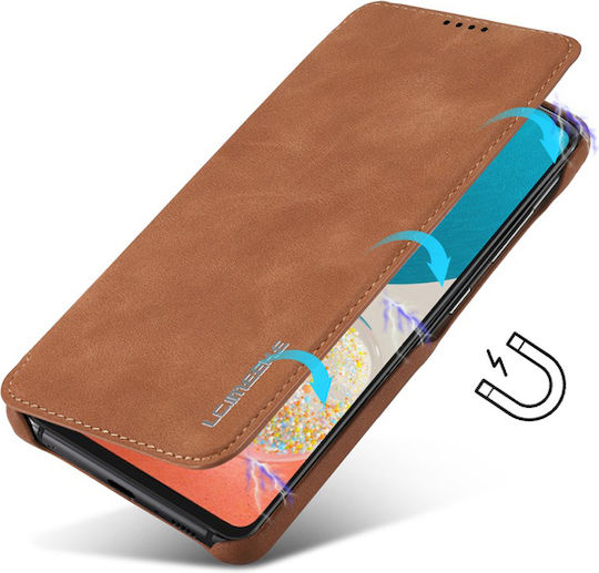 Wonder Brieftasche Synthetisches Leder / Leder Braun (Redmi Note 11 Pro)