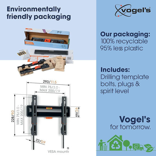 Vogel's TVM3205 Стойка за телевизор на стена