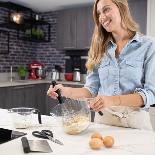 Kitchenaid Küchenschere Für Kräuter Aus Edelstahl 18/10 23cm Schwarze