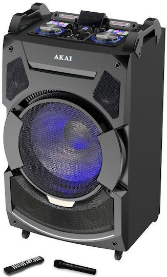 Akai Proffesional Караоке Система с Безжичен Микрофон и Светлинни Ефекти DJ-S3HB 110582-0133 Сив