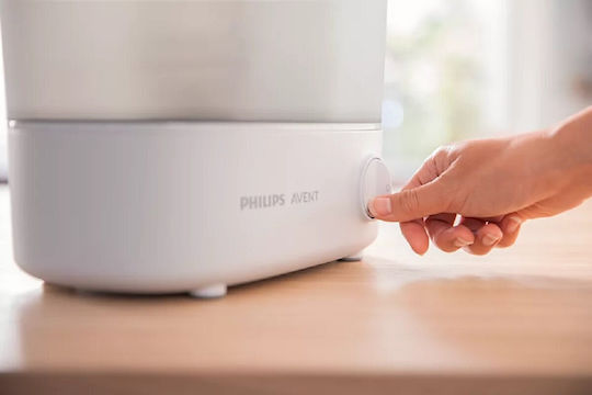 Philips Premium Ηλεκτρικός Βρεφικός Αποστειρωτής για 6 Μπιμπερό Λευκό