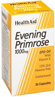 Health Aid Evening Primrose Oil 1000mg Ergänzungsmittel für die Menopause 30 Mützen