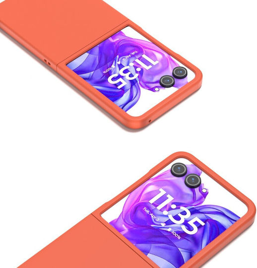 50 Ultra 5g Back Cover Πλαστικό Πορτοκαλί (Motorola Razr 50 Ultra 5G)