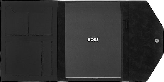Boss Clipboard Conference for Paper A5 Black Folder 1pcs
