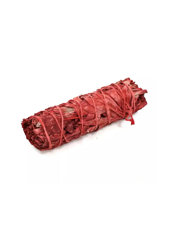 Ραβδί Λευκό Φασκόμηλο Αίμα Δράκου Dragon's Blood Sage Smudge Stick 10cm