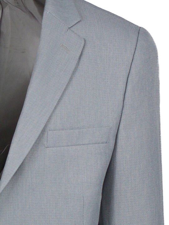 Elite Men's Summer Suit Jacket Light Grey