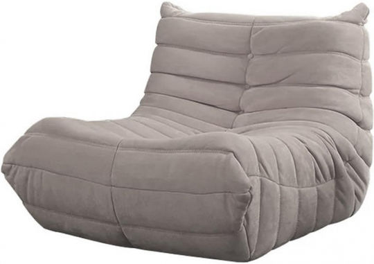Πουφ Sessel Togo Gray 70x103x70cm