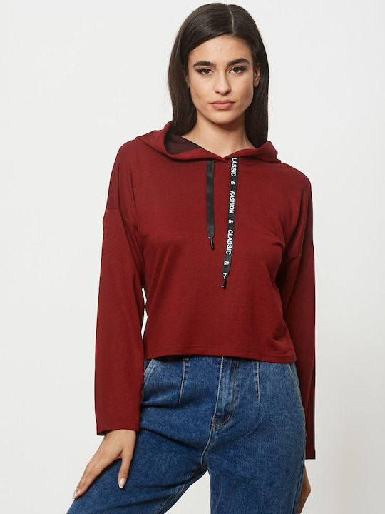 Bluza Damă Cu Glugă Negru