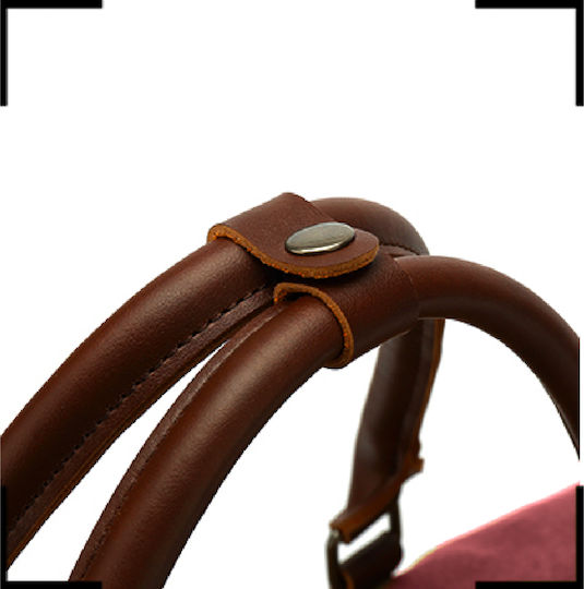 Quasar Duffle Sack Voyage 55lt Burgundy with Wheels Fabric L57xW25xH39cm