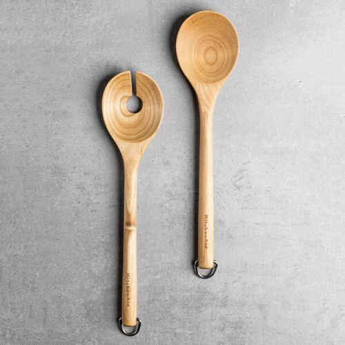 Kitchenaid Σετ Ανοξείδωτων Εργαλείων Σερβιρίσματος 2τμχ Καφέ