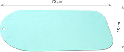 Babyono Baby-Rutschmatte für die Badewanne Türkis 1Stück