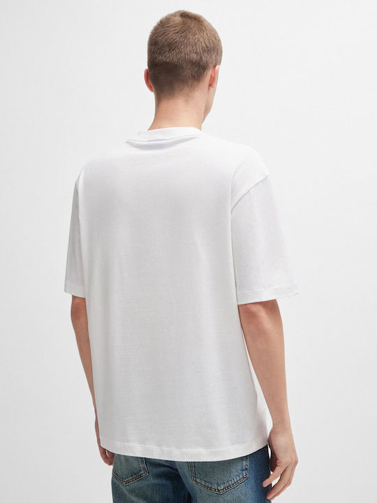 Hugo Boss Ανδρικό T-shirt Κοντομάνικο White