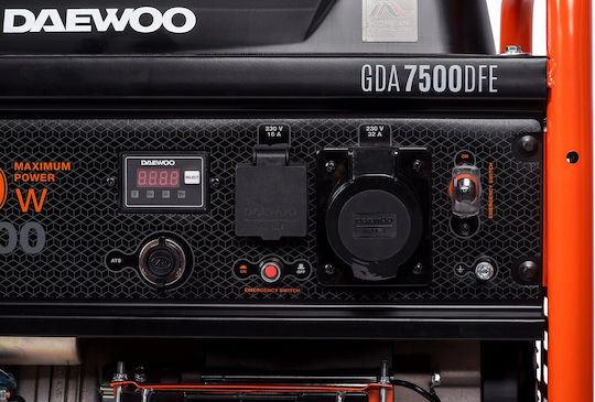 Daewoo Generators Benzin mit maximaler Leistung 6kVA