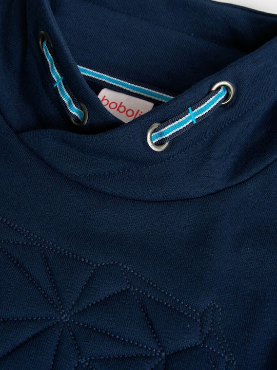 Kids Sweatshirt with Hood and Pockets Blue