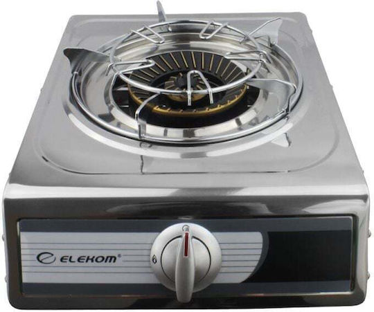 Elekom Countertop Burner Flüssiggas Single Inox