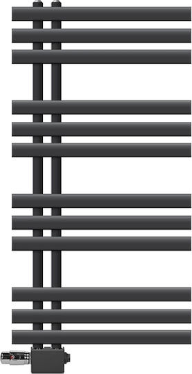 LuxeBath Towel Rail Bathroom 1000x500 Gray