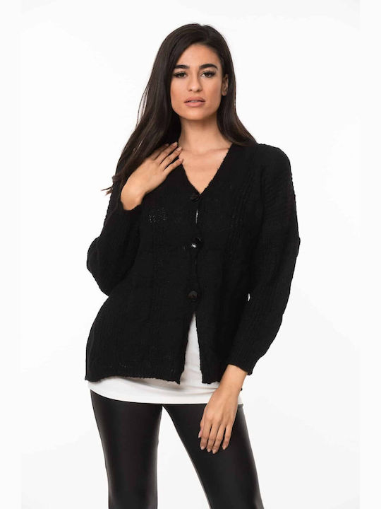 Dress Up Women's Knitted Cardigan Black