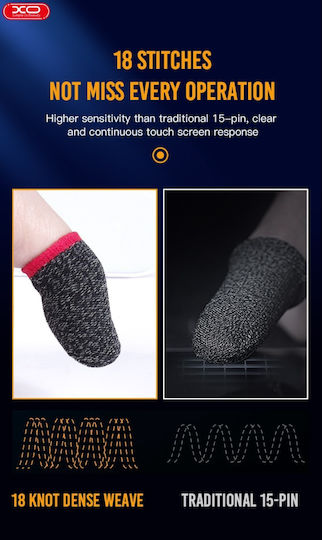 XO Finger Sleeves ZT-1b σε Ασημί χρώμα