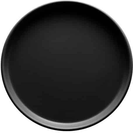 Ready Serving Platter Black with Diameter 24.3cm