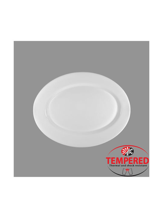 Bormioli Rocco Serving Platter Oval White 30x22.5cm