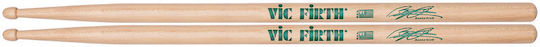 Vic Firth Hickory Μπαγκέτες Ντραμς Signature Benny Greb με Σχήμα Μύτης Oval