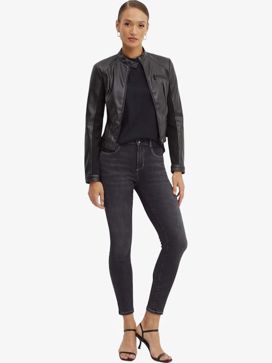 Γυναικείο Biker Jacket Μαύρο