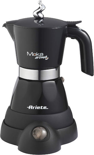 Ariete Moka Ηλεκτρικό Μπρίκι Espresso 2cups 400W Λευκό