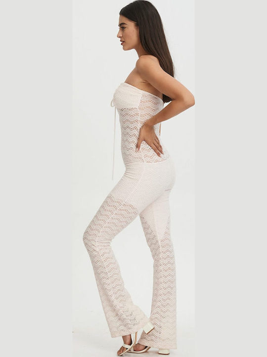Damen Einteiler Anzug White