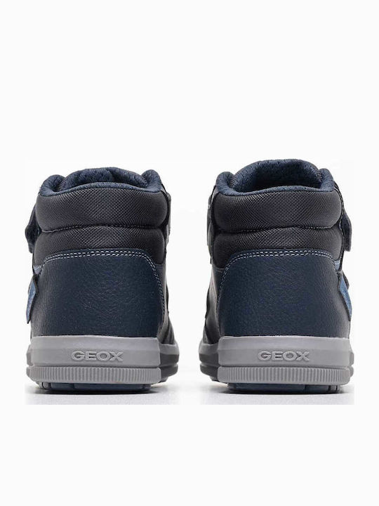 Arzach Kids Sneakers High Anatomic with Scratch Blue