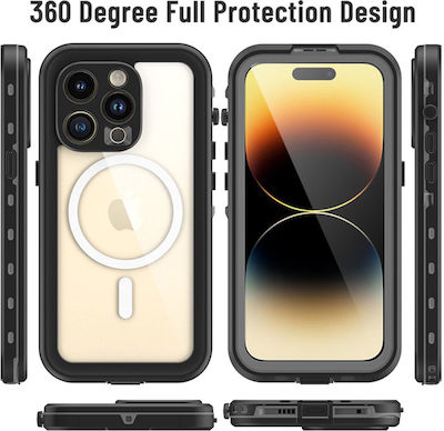 Shellbox Back Cover Silicone Waterproof Black (iPhone 14 Pro)