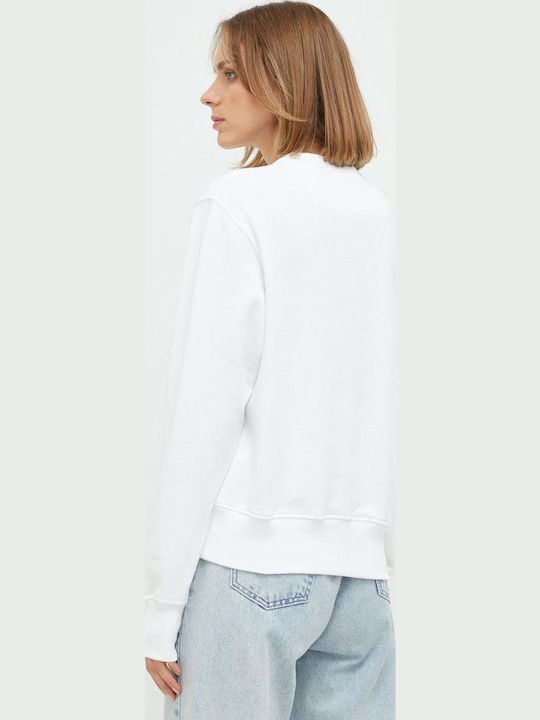Μακρύ Γυναικείο Φούτερ Pure White