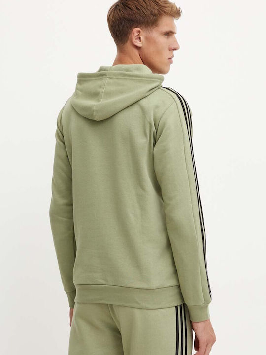Adidas Men's Sweatshirt Jacket Beige