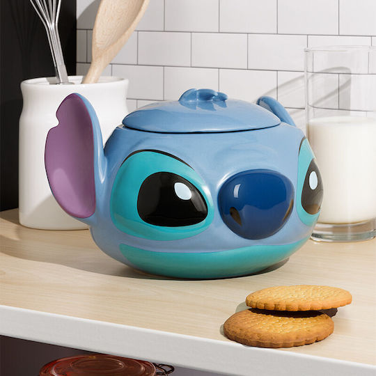 Paladone Ceramic Cookie Jar Blue Lilo & Stitch 15cm