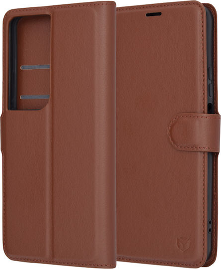 Techsuit Book Δερμάτινο Καφέ (Honor X7b, Honor X7b 5G, 90 Smart)